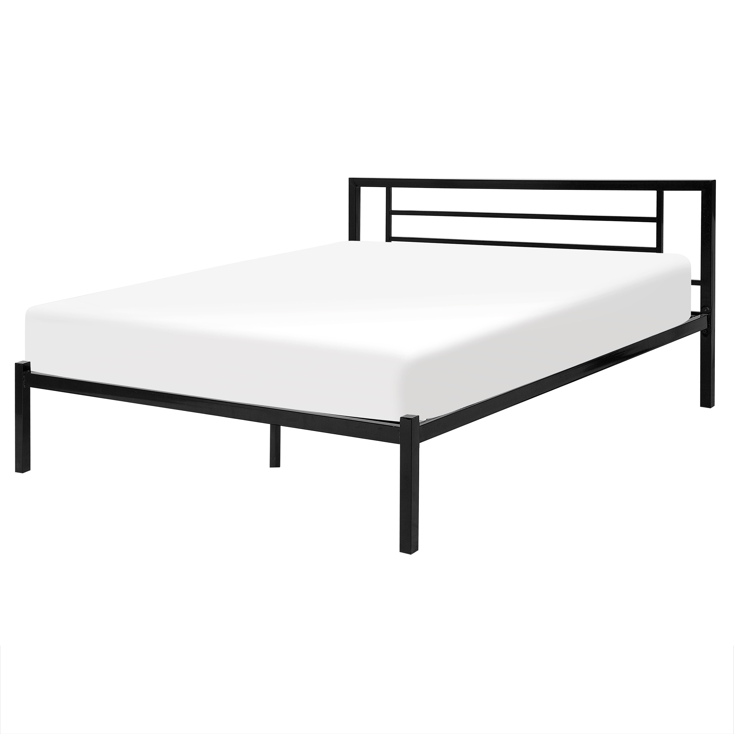 Sänky Metalli CUSSET 160 x 200 cm Musta