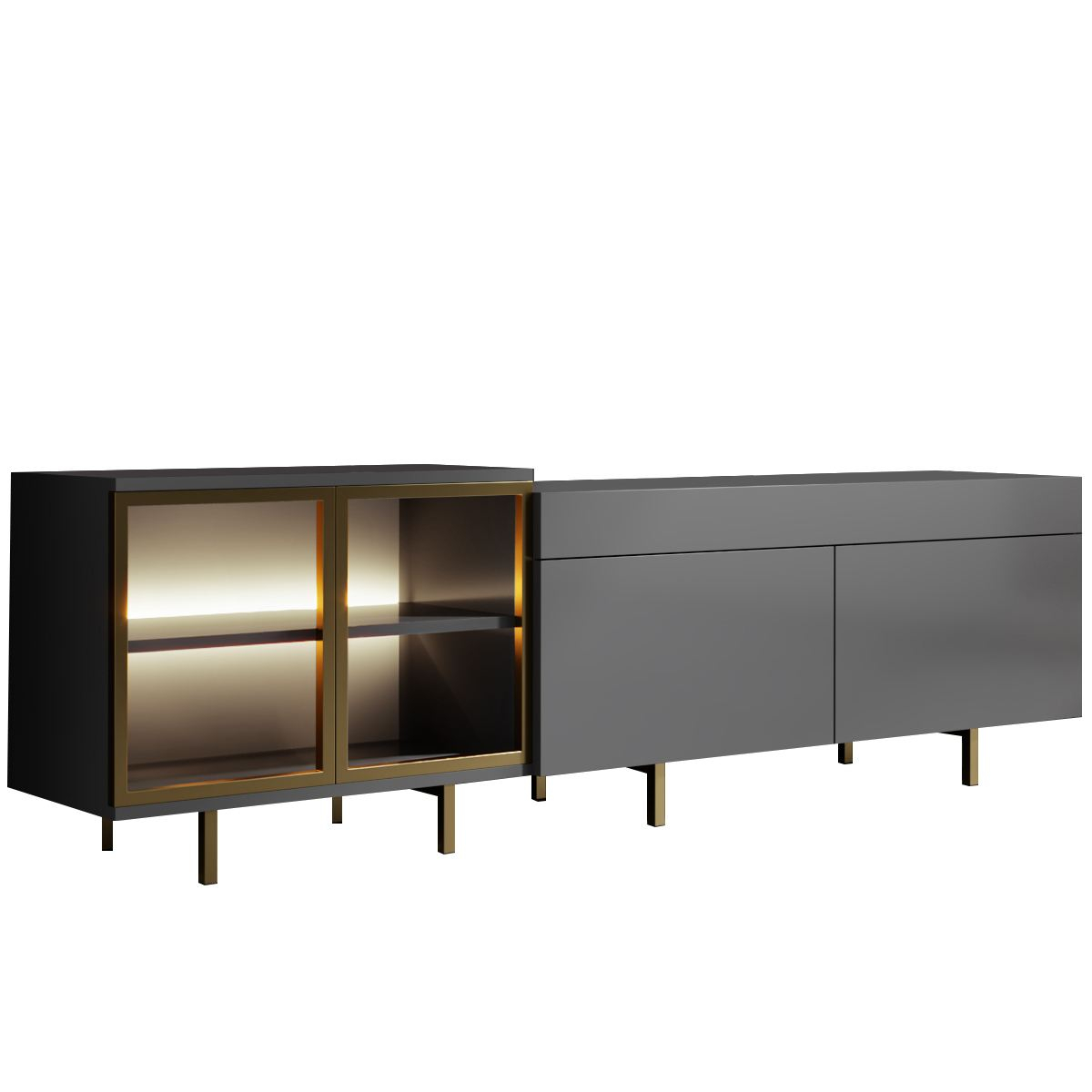Norda Design TV-taso Vienna 37 x 190 x 57 cm