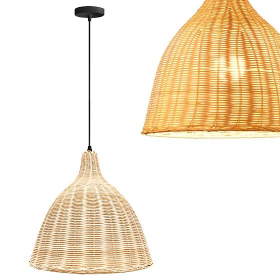 TOOLIGHT riippuva kattovalaisin APP1647-1CP BOHO beige, 36x36x34cm