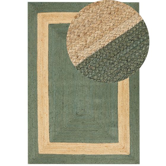 Matto KARAKUYU Vihreä 160 x 230 cm juutti