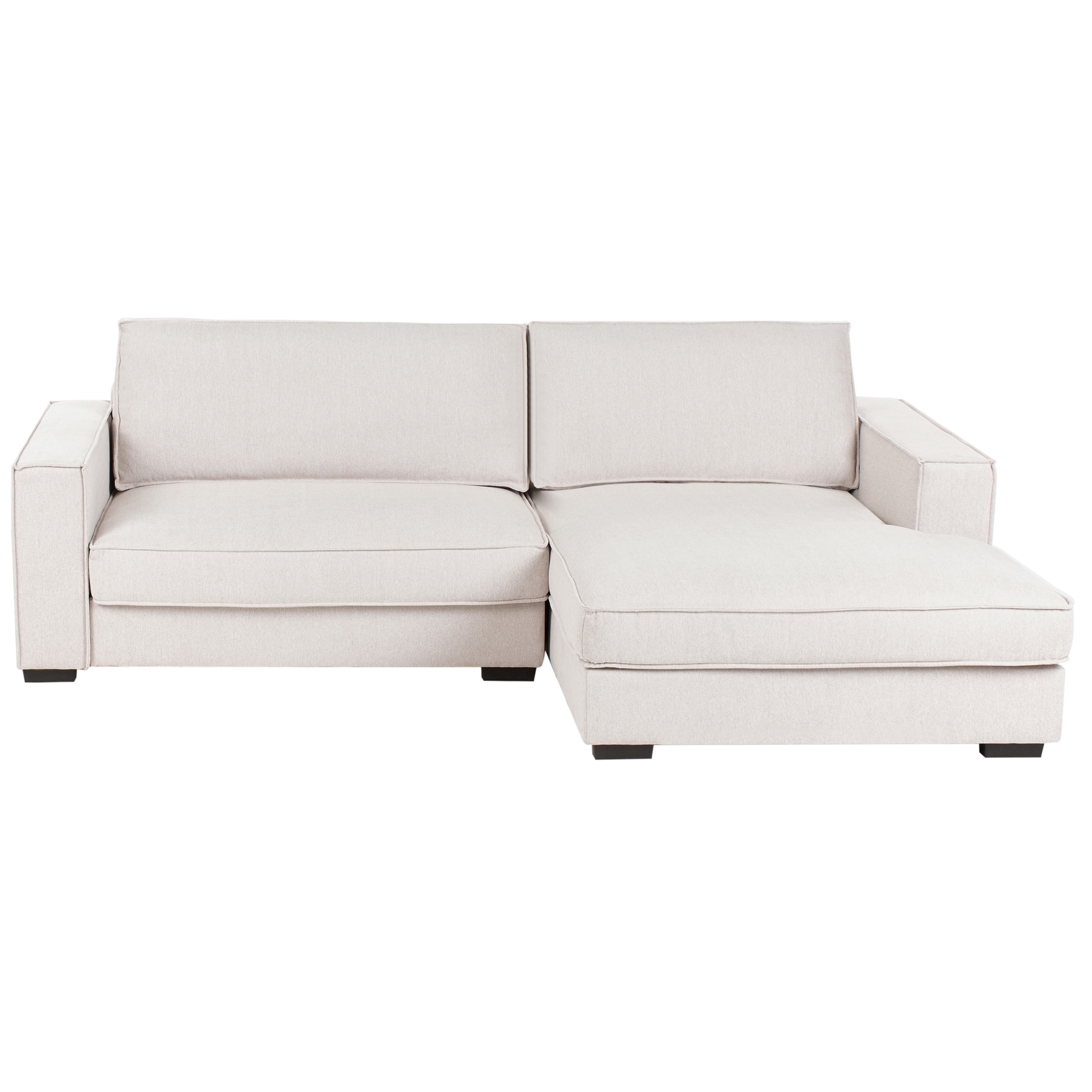 Kulmasohva RENDERS Kangas Vaaleanbeige Vasen