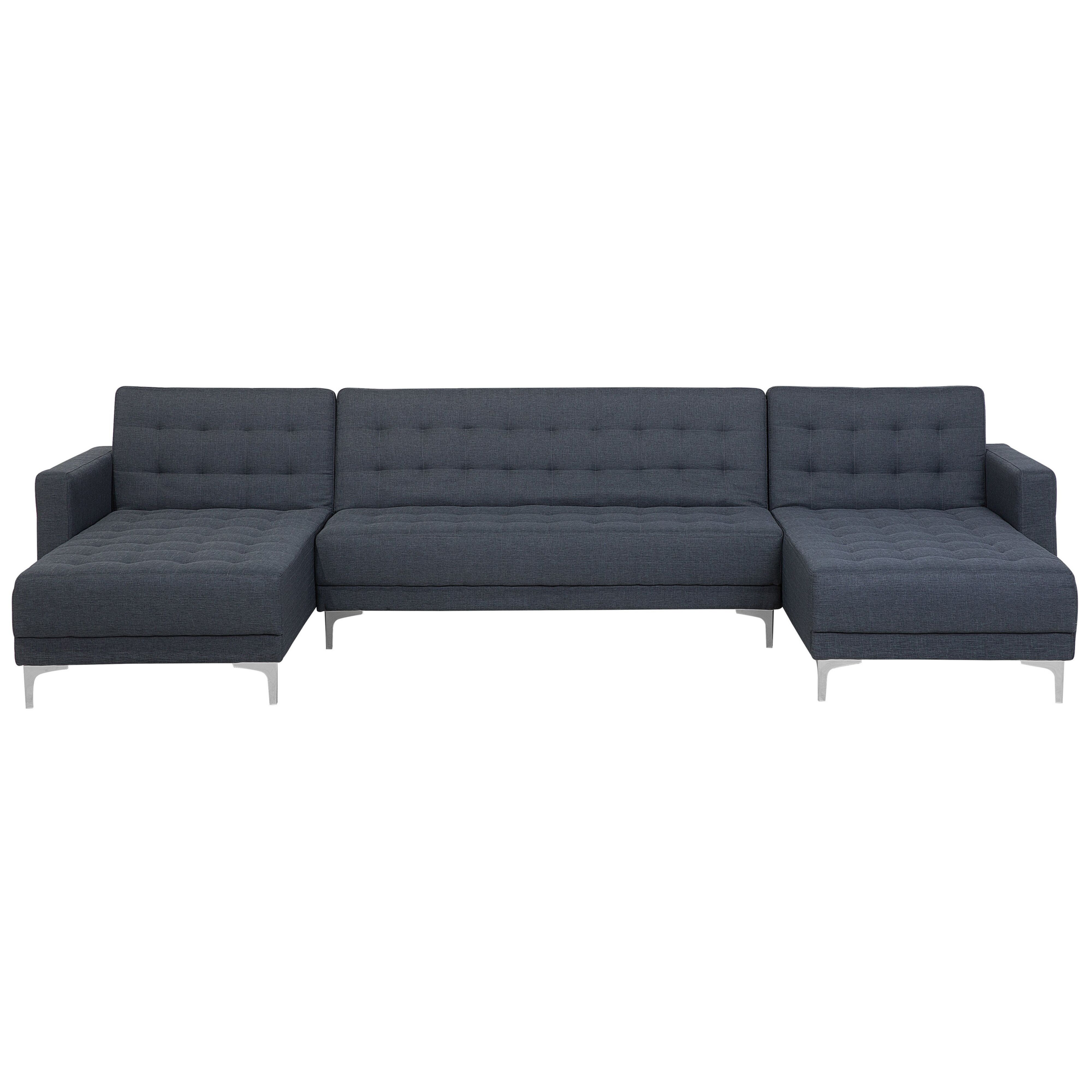 U-moduulivuodesohva ABERDEEN kangas Tummanharmaa 5-istuttava