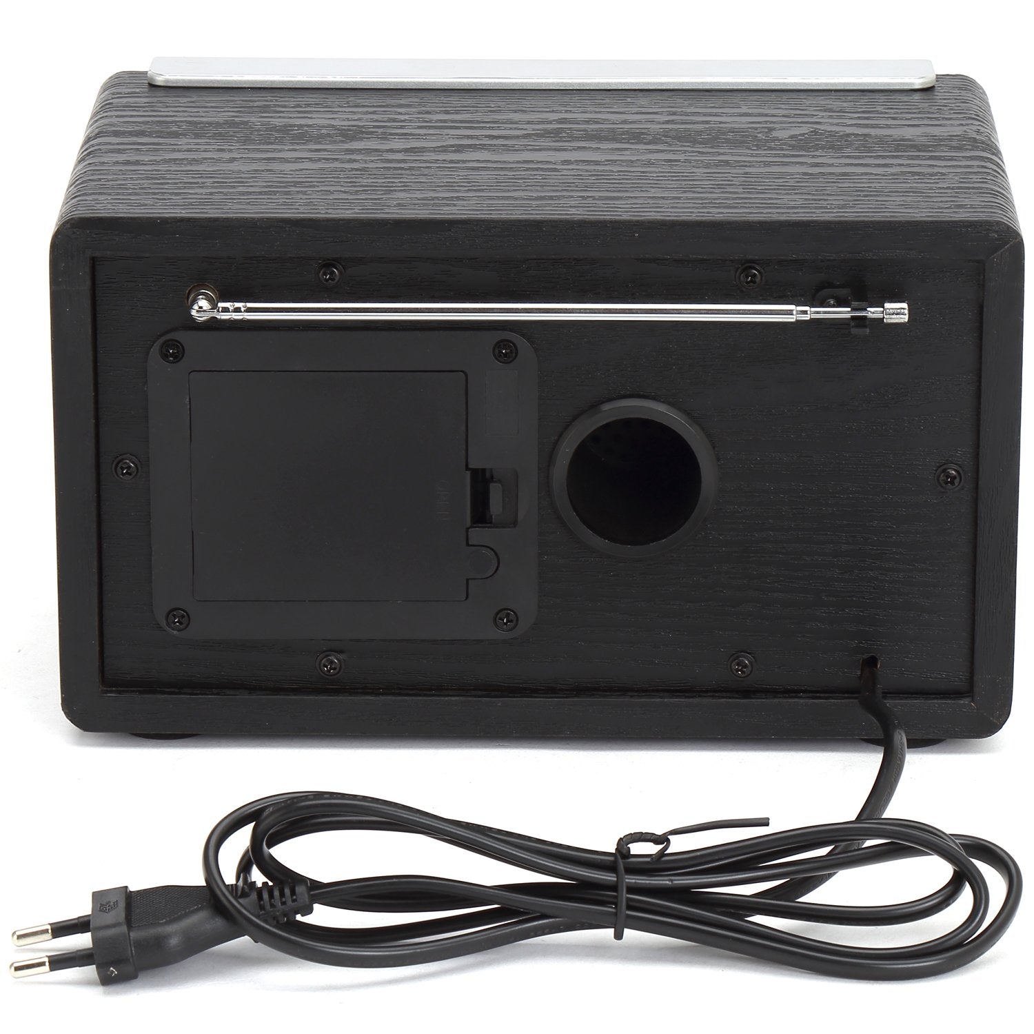 AM/FM analoginen radio Musta