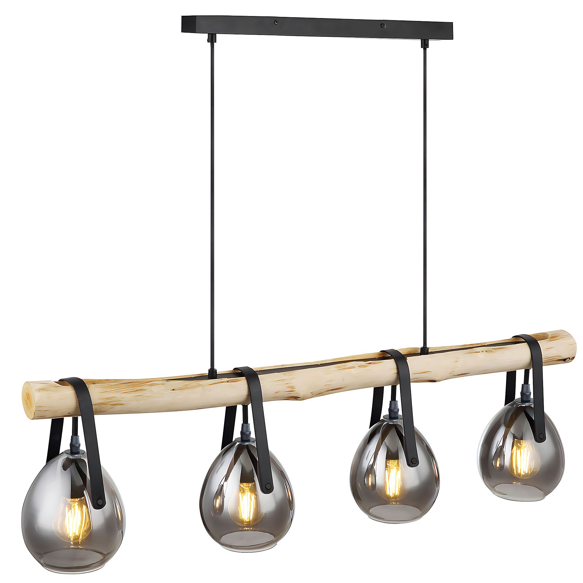 TOOLIGHT riippuvalaisin APP1775-4CP musta, 80x15x90cm