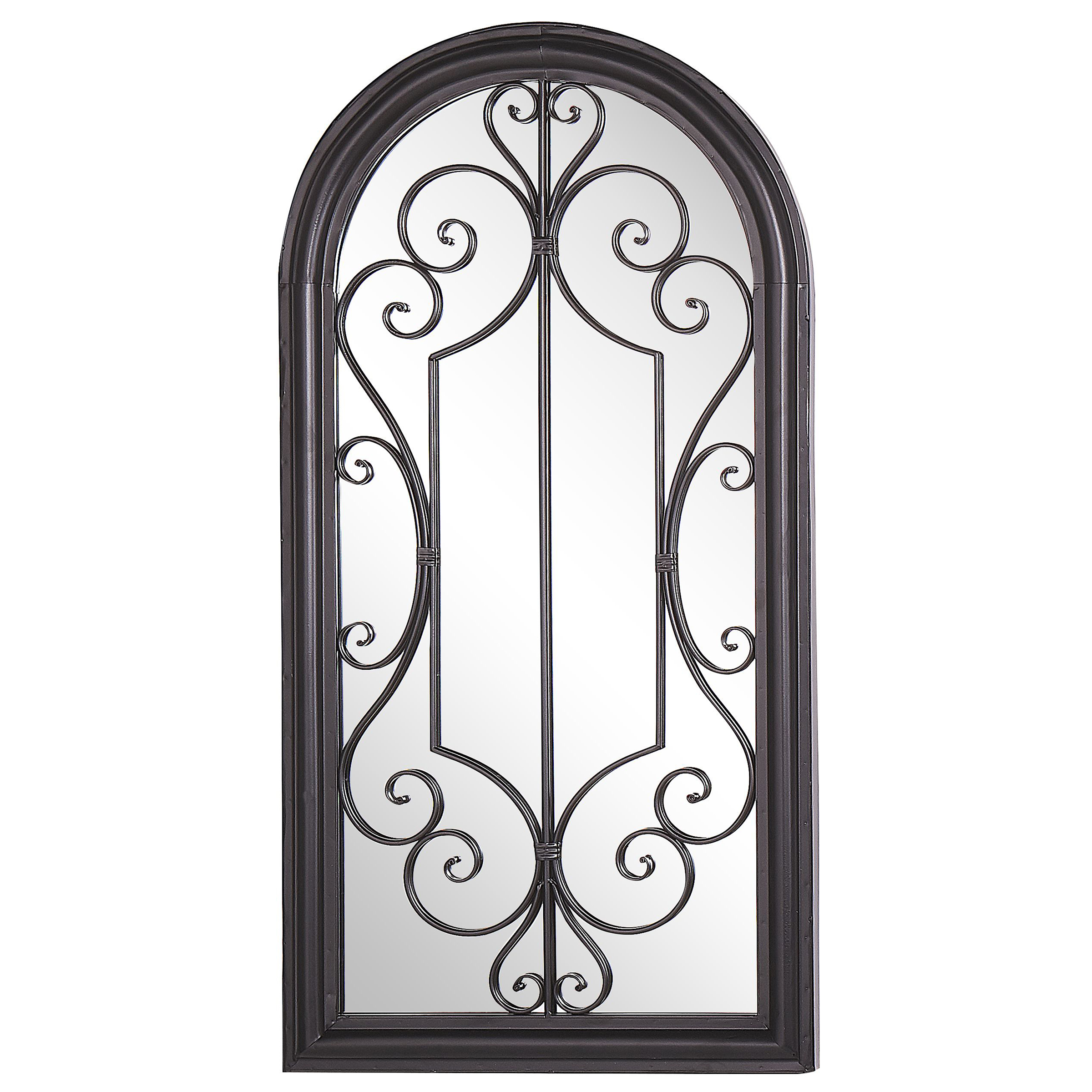 Seinäpeili CAMPEL 49 cm 97 cm metalli Musta