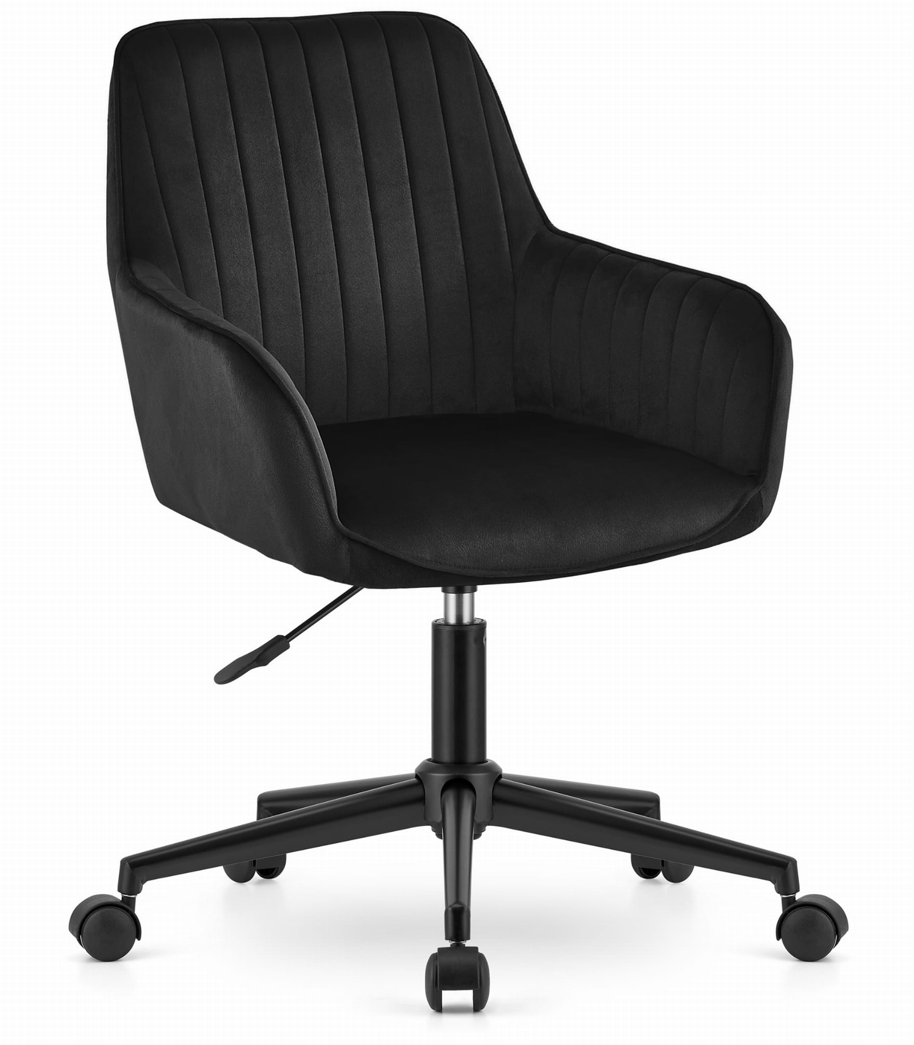 ROXY kääntyvä nojatuoli, musta sametti