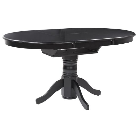 Jatkettava ruokapöytä AKRON Musta 106/150 cm 106 cm