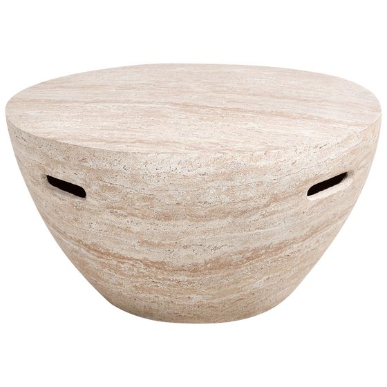 Sohvapöytä VICARELLO 68 cm 68 cm Travertiinikuvio
