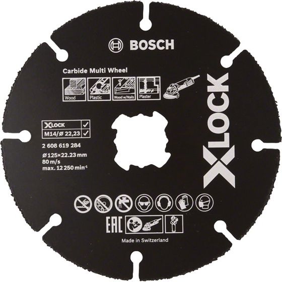 Bosch X-LOCK Multi Construction -Katkaisulaikka 125 x 1,0 mm 10 kpl