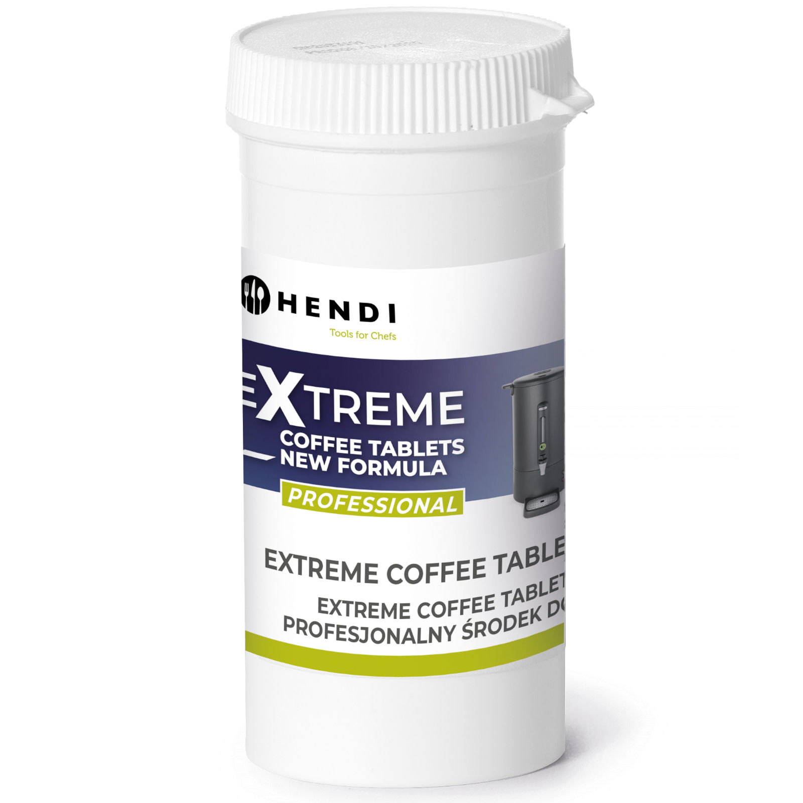 Tabletit vedenlämmittimien, termospullojen ja kahvinkeittimien puhdistukseen, 25 kpl. - Hendi 976630