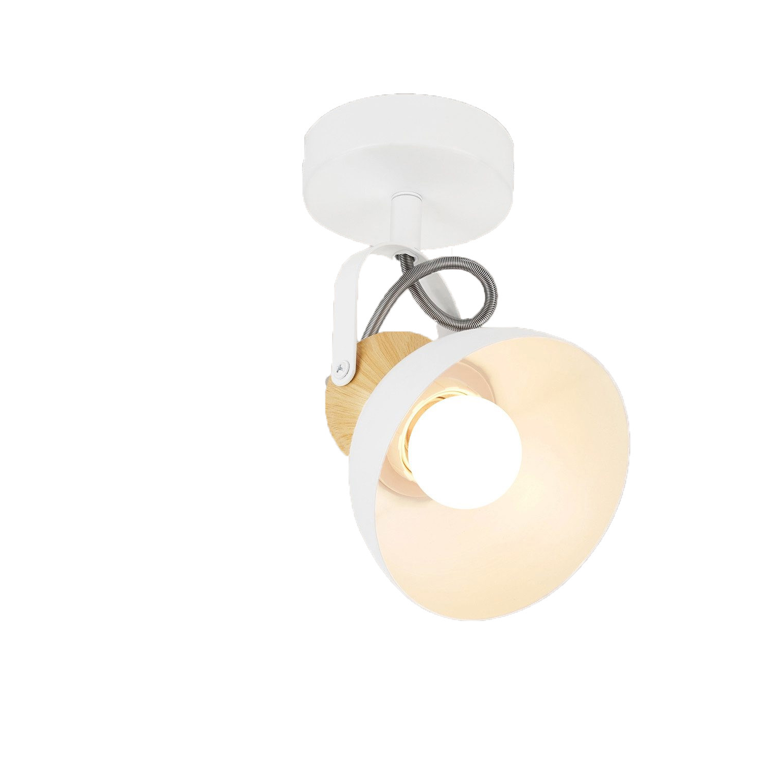 NETTLIFE Vintage musta kattokohdevalaisin E27 350° säädettävä retro teollisuusmetalli eteisvalaisin säädettävä