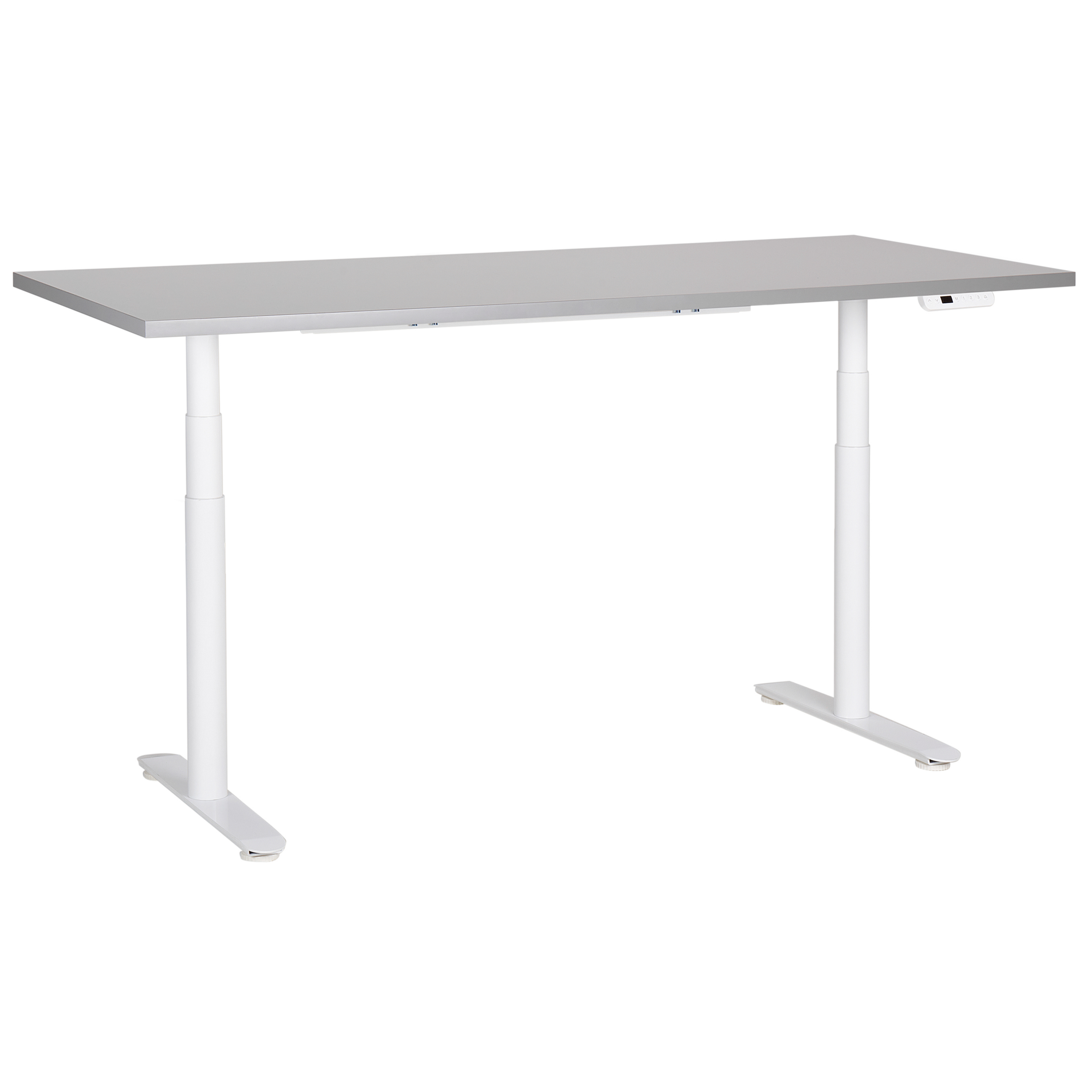 Sähkösäädettävä työpöytä DESTINAS Harmaa/valkoinen 180 cm 80 cm