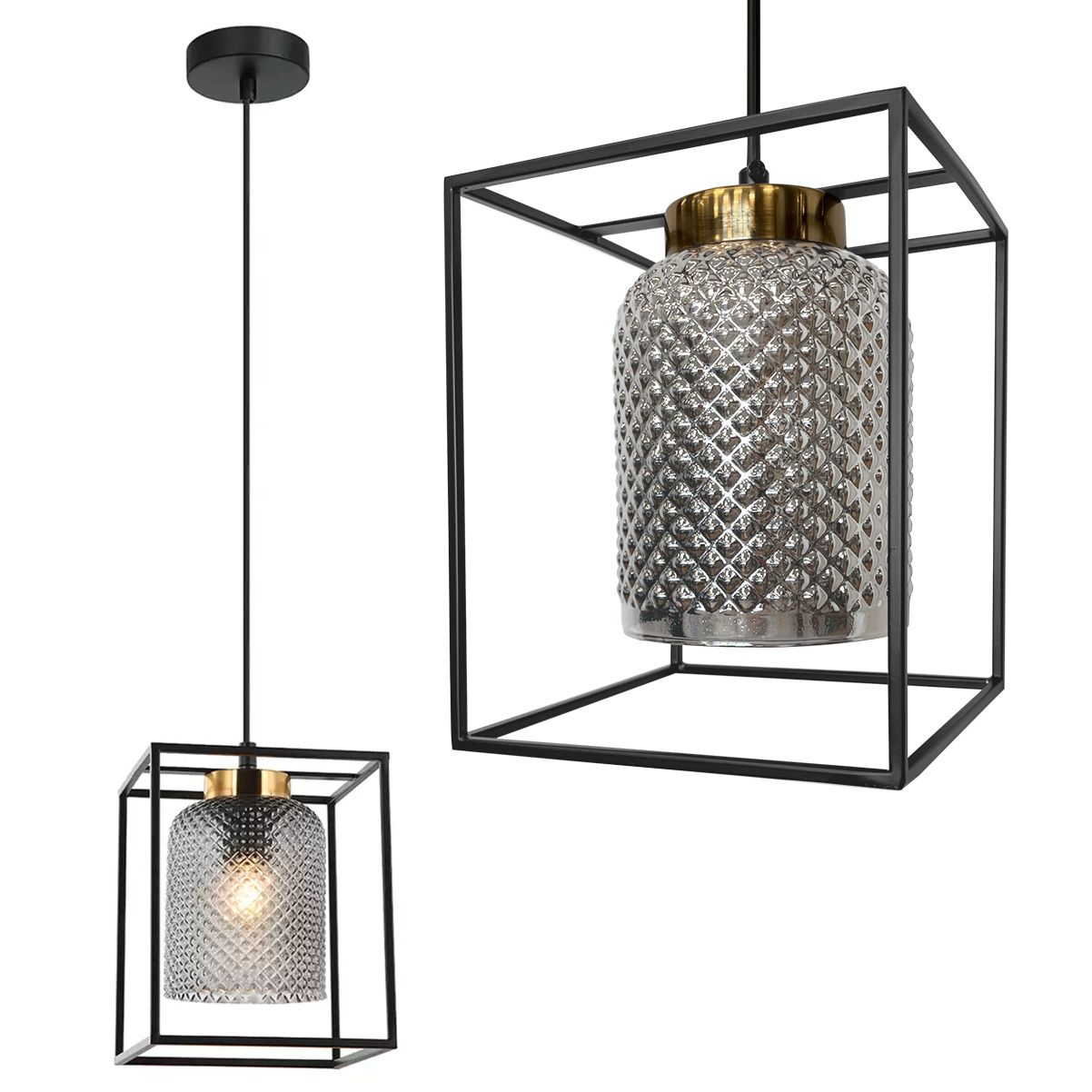 TOOLIGHT riippuvalaisin APP1265-1CP Musta, 20x16x20cm