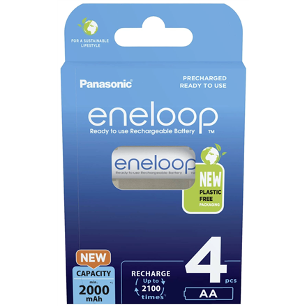 Panasonic | AA | 2000mAh | 4 kpl | ENELOOP BK-3MCDE/4BE