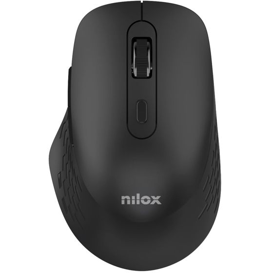 Langaton kaksoistilahiiri, äänetön, Bluetooth + RF, musta