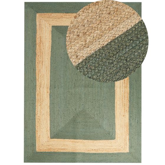 Matto KARAKUYU Vihreä 300 x 400 cm juutti