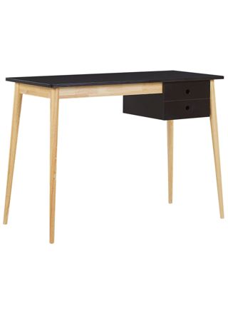 Työpöytä EBEME Musta 106 cm 48 cm säilytystila