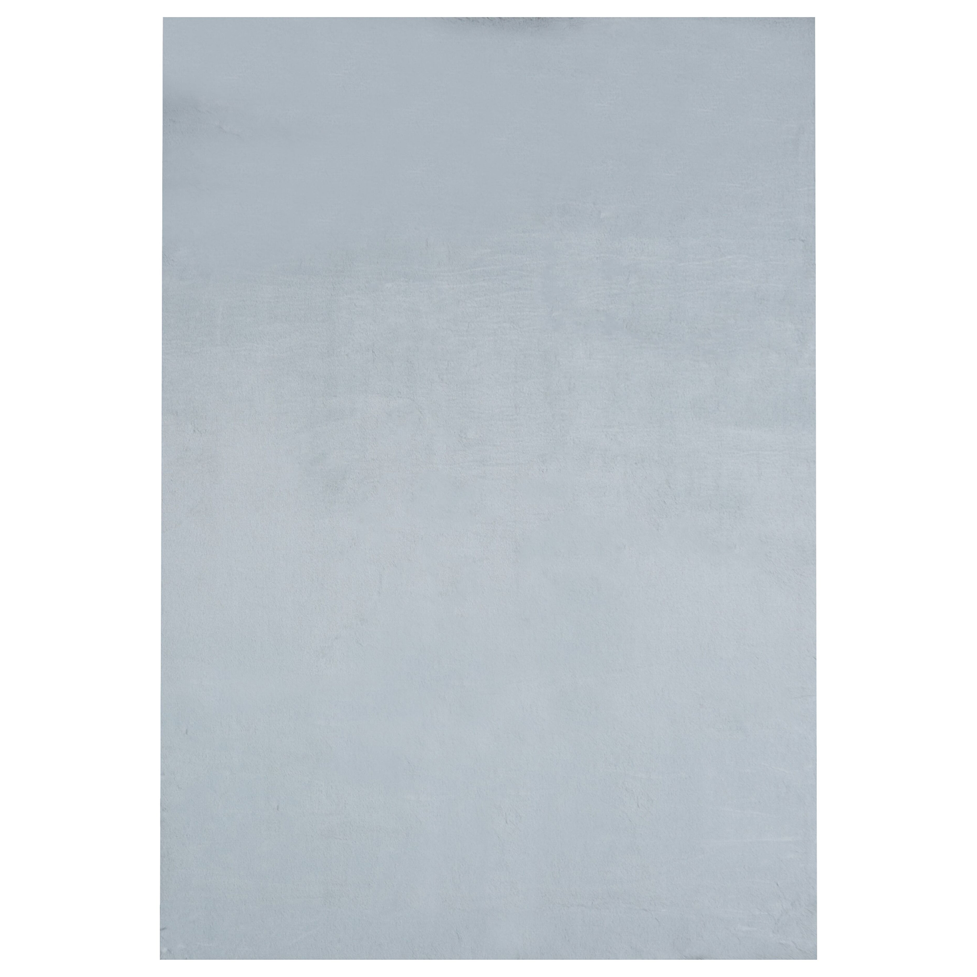 Tekoturkismatto MIRPUR Vaaleanharmaa 160 x 230 cm