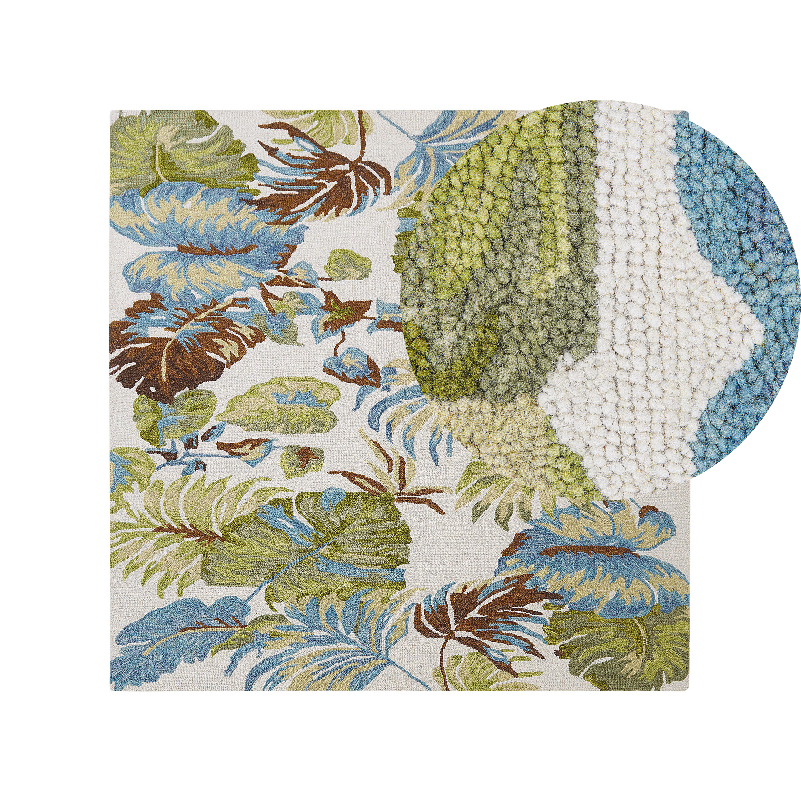 Matto KINIK Monivärinen 200 x 200 cm villa