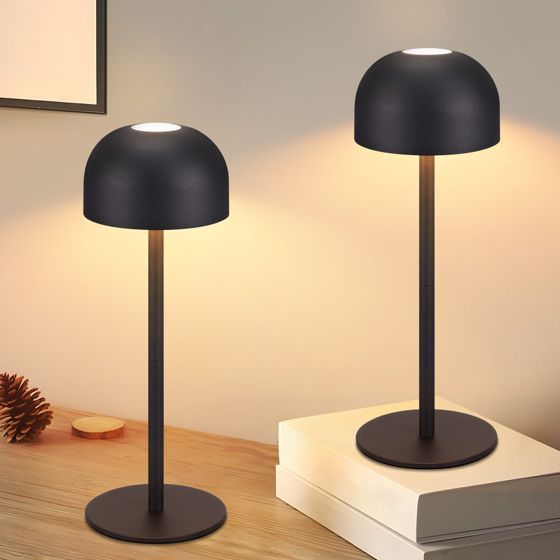 NETTLIFE 2 kpl johdottomia LED-pöytävalaisimia: Himmennettävä kosketuspöytävalaisin, jossa on 3 värilämpötilaa ja USB-portti