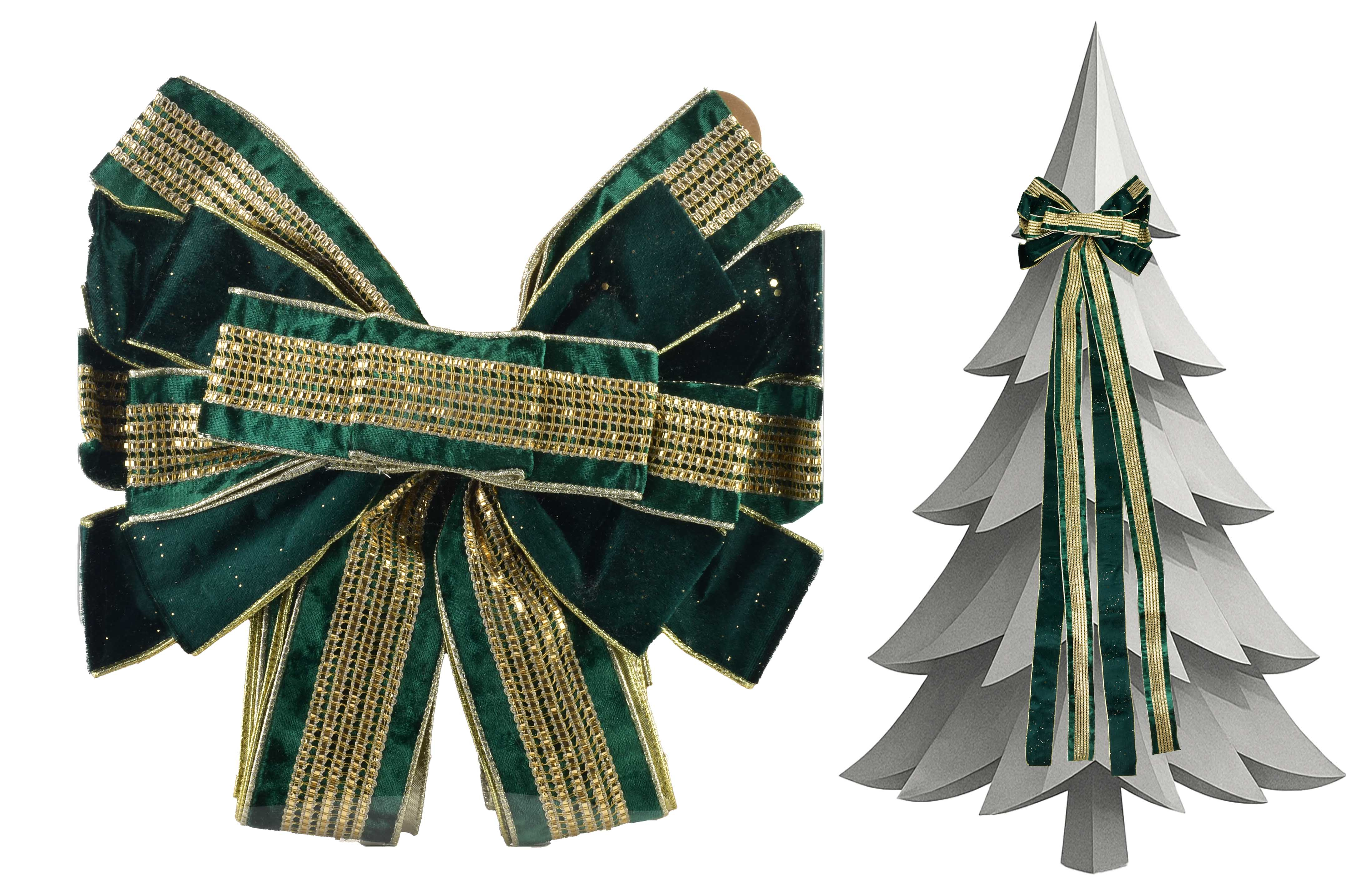 Rusetti sametti SANTA LILA 32x130 vihreä 1kpl