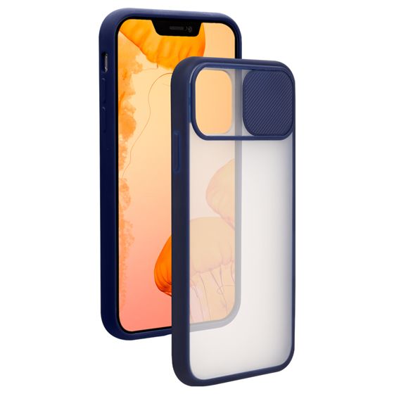 Slide-suojakuori iPhone 13 mini -puhelimelle, iskunkestävä, liukuvalla kamerasuojalla