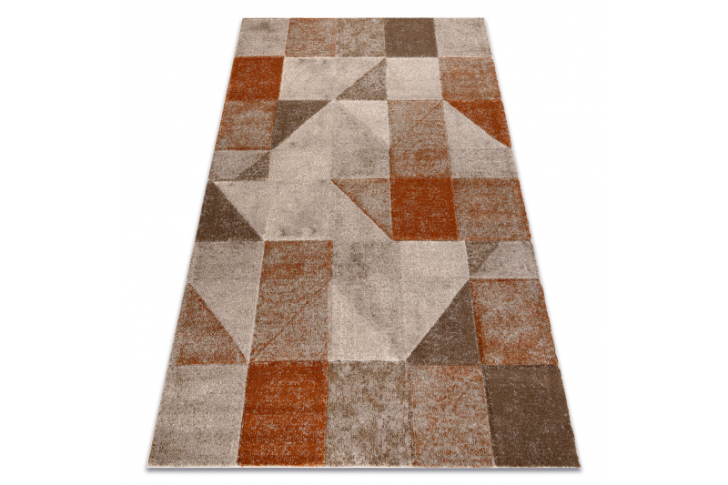 ARCANA 0822 matto beige / oranssi, geometrinen, moderni 280x370 cm
