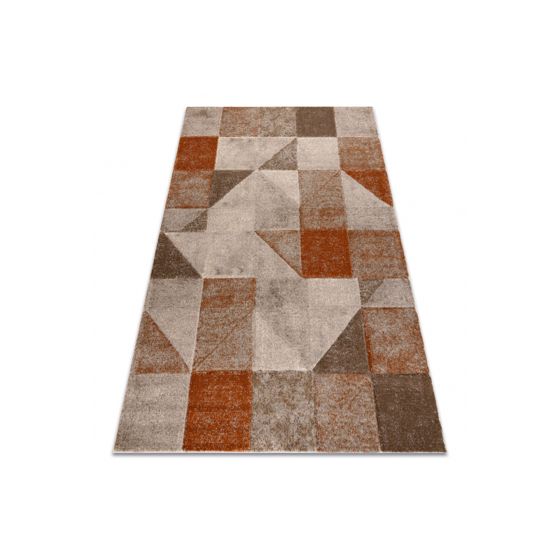 ARCANA 0822 matto beige / oranssi, geometrinen, moderni 280x370 cm