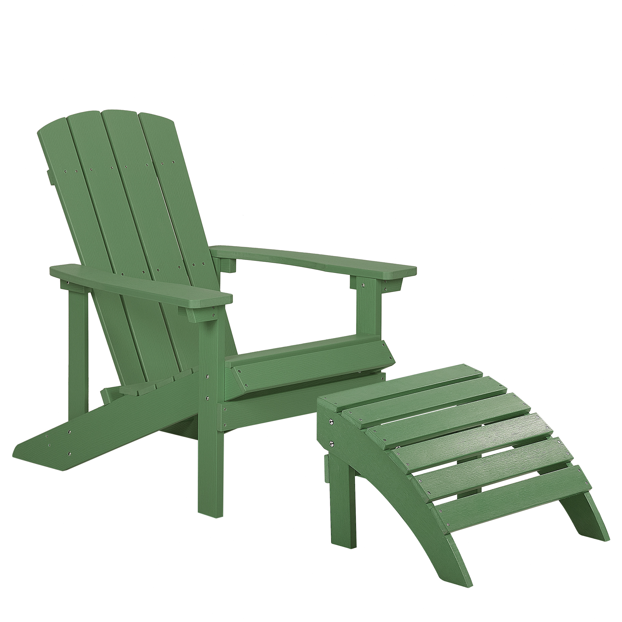 Puutarhatuoli ADIRONDACK rahilla Vihreä
