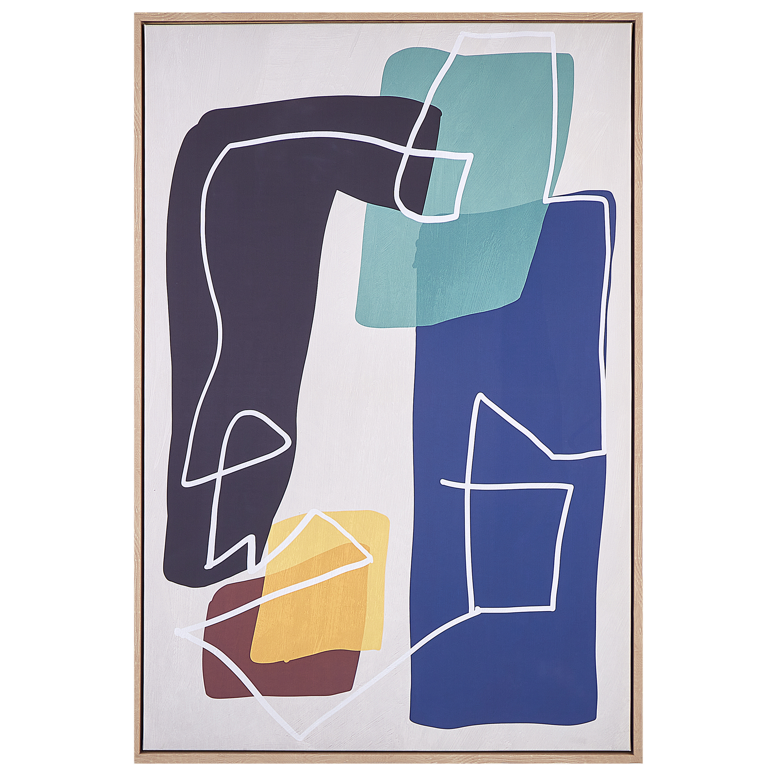 Canvas-taulu FRISA 63 x 99 cm Abstrakti aihe Monivärinen