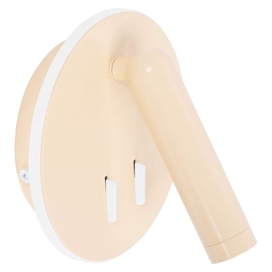 TOOLIGHT seinävalaisin APP1615-1W beige, 15x15x15cm