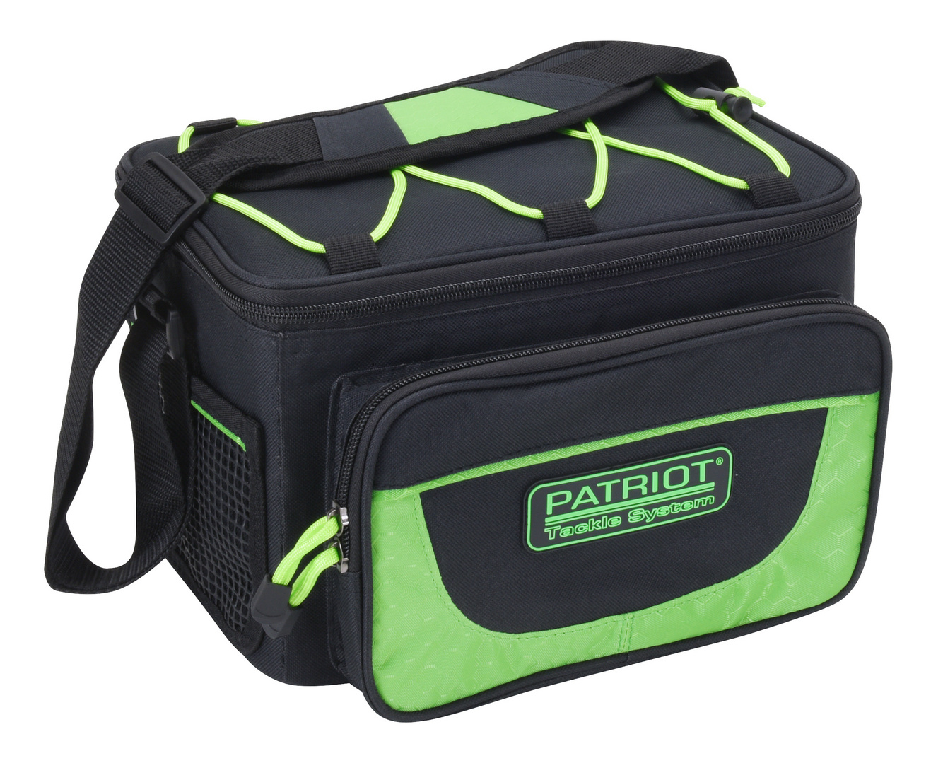 Patriot® Tackle System Medium vihreä/musta vieherasialaukku sis 4 medium kokoista vieherasiaa