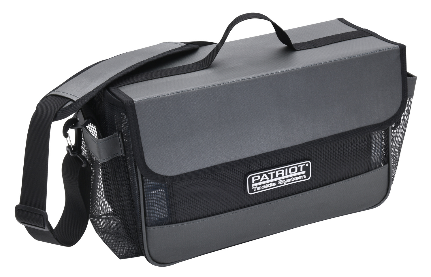 Patriot MultiBag vieherasialaukku jigitaululla ja kaidekiinnitysmahdollisuudella sis 3 large kokoista vieherasiaa