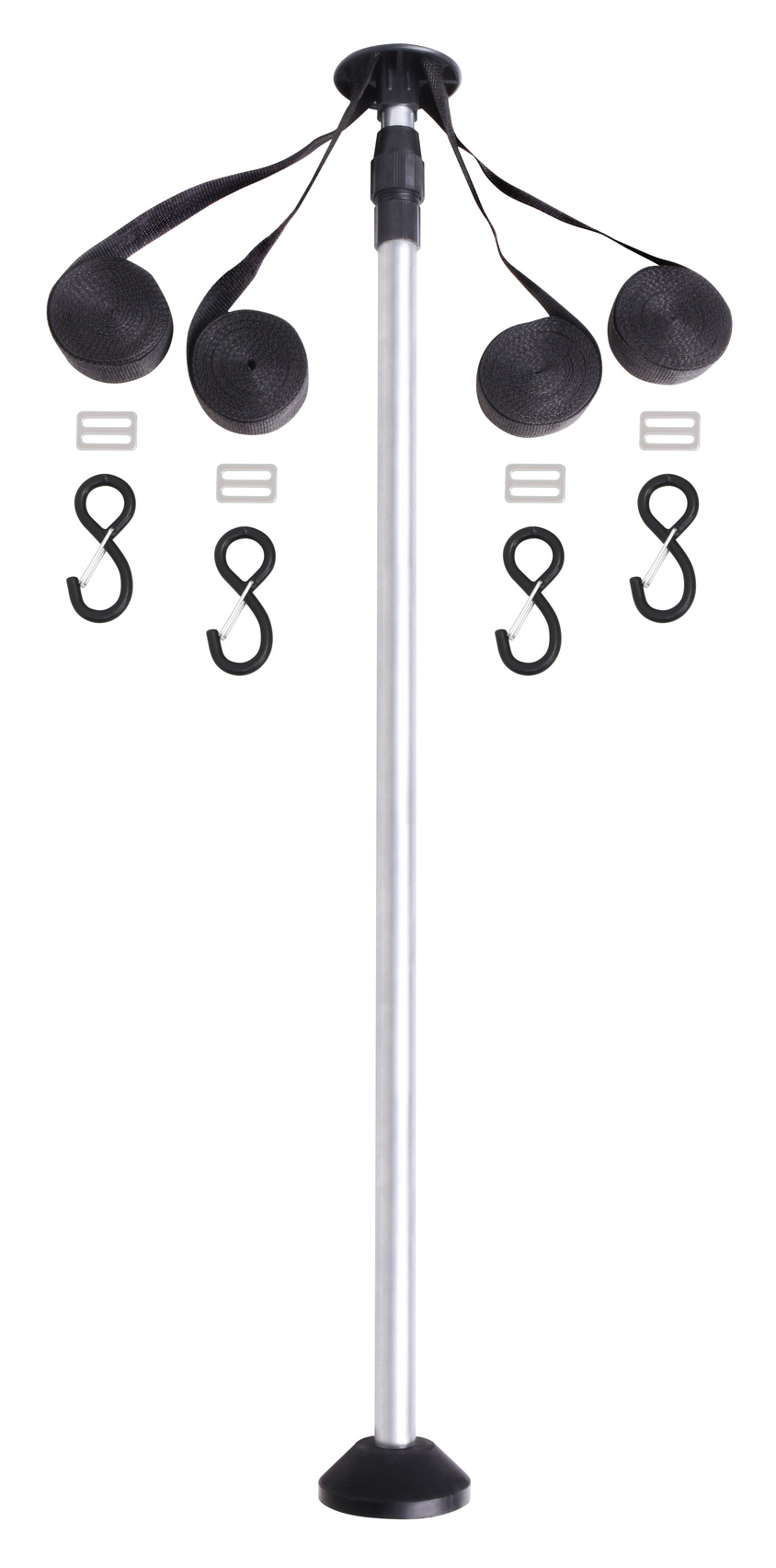 Patriot Marine venepeitteen tukisarja 3-8m veneille, keskisalon korkeus 90-160cm, metallikoukuilla