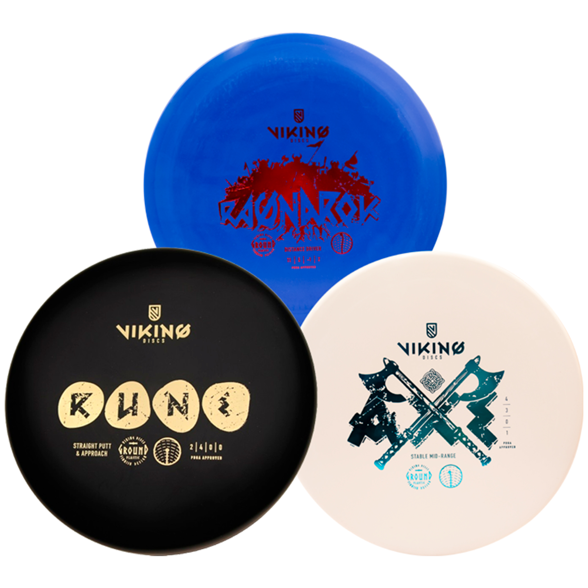 Viking Discs frisbeegolf kiekkosetti
