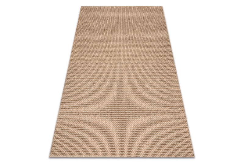 Matto AURA E9787 beige - Kalanruotokuvio, chevron rakenteellinen, moderni 160x220 cm