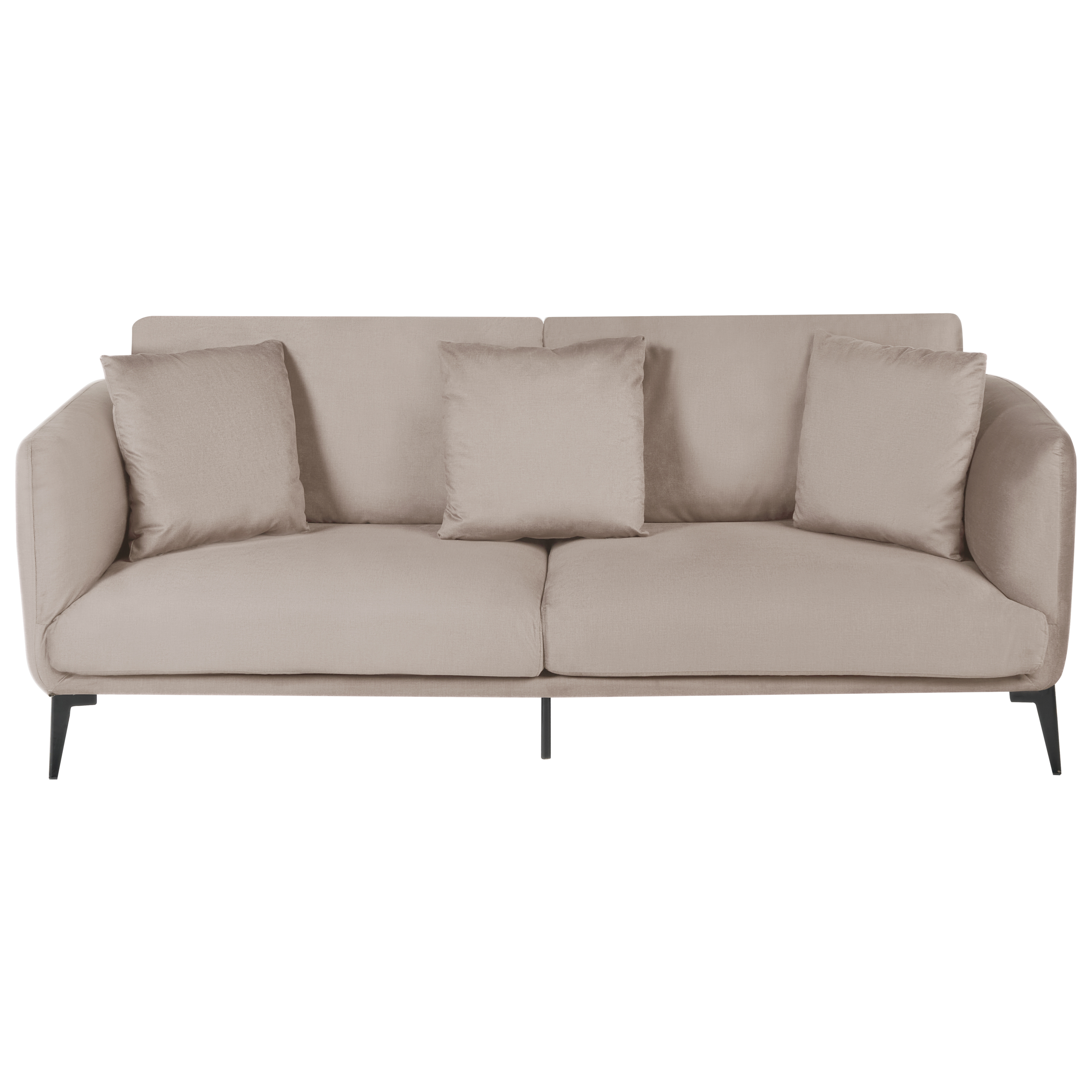 Sohva 3-istuttava BODUM sametti Beige