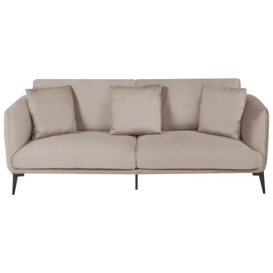 Sohva 3-istuttava BODUM sametti Beige