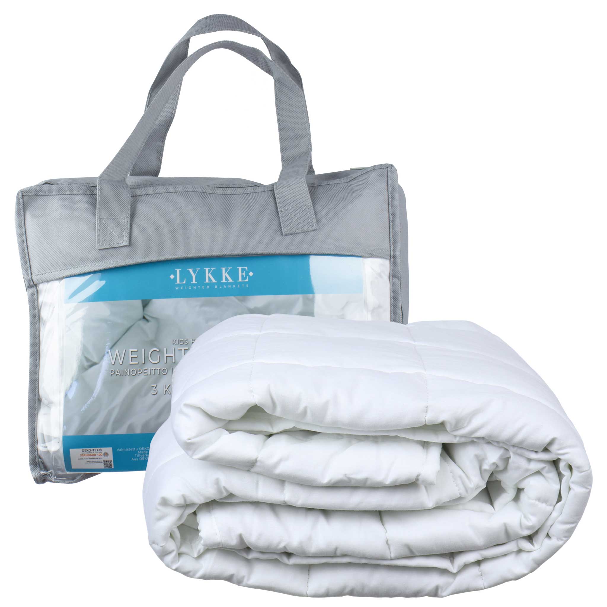 Lykke lasten painopeitto, puuvilla, 100x150cm, 3kg