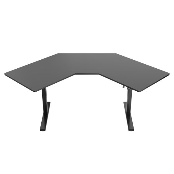 Lykke Kulmasähköpöytä M100 Musta, Kunnostettu