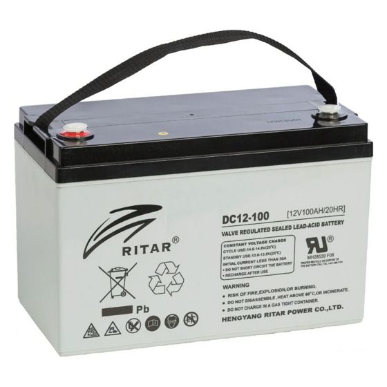 BrightSolar huoltovapaa AGM akku DC12-100Ah