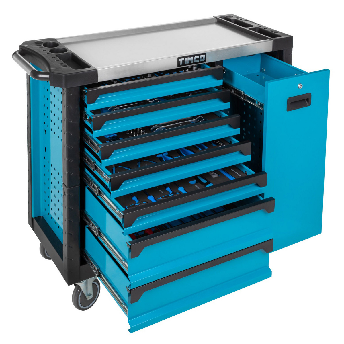 Timco työkaluvaunu työkaluilla Elite 7+1 ltk 275-osainen