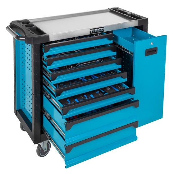 Timco työkaluvaunu työkaluilla Elite 7+1 ltk 275-osainen