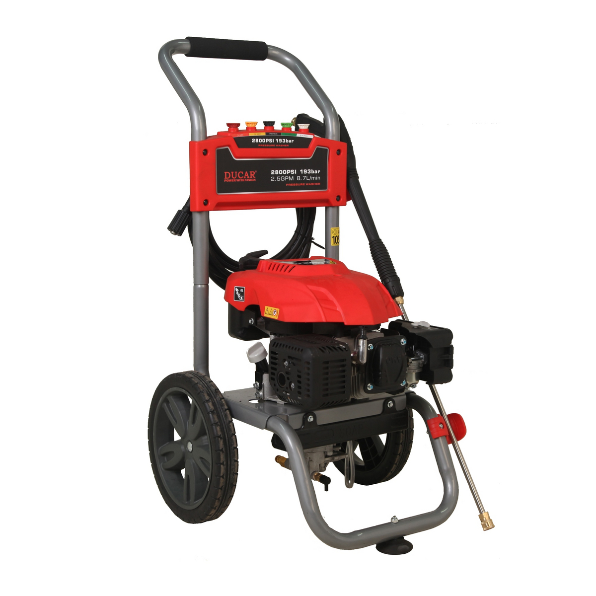 Ducar imevä polttomoottori painepesuri DGPW2800V 193 bar