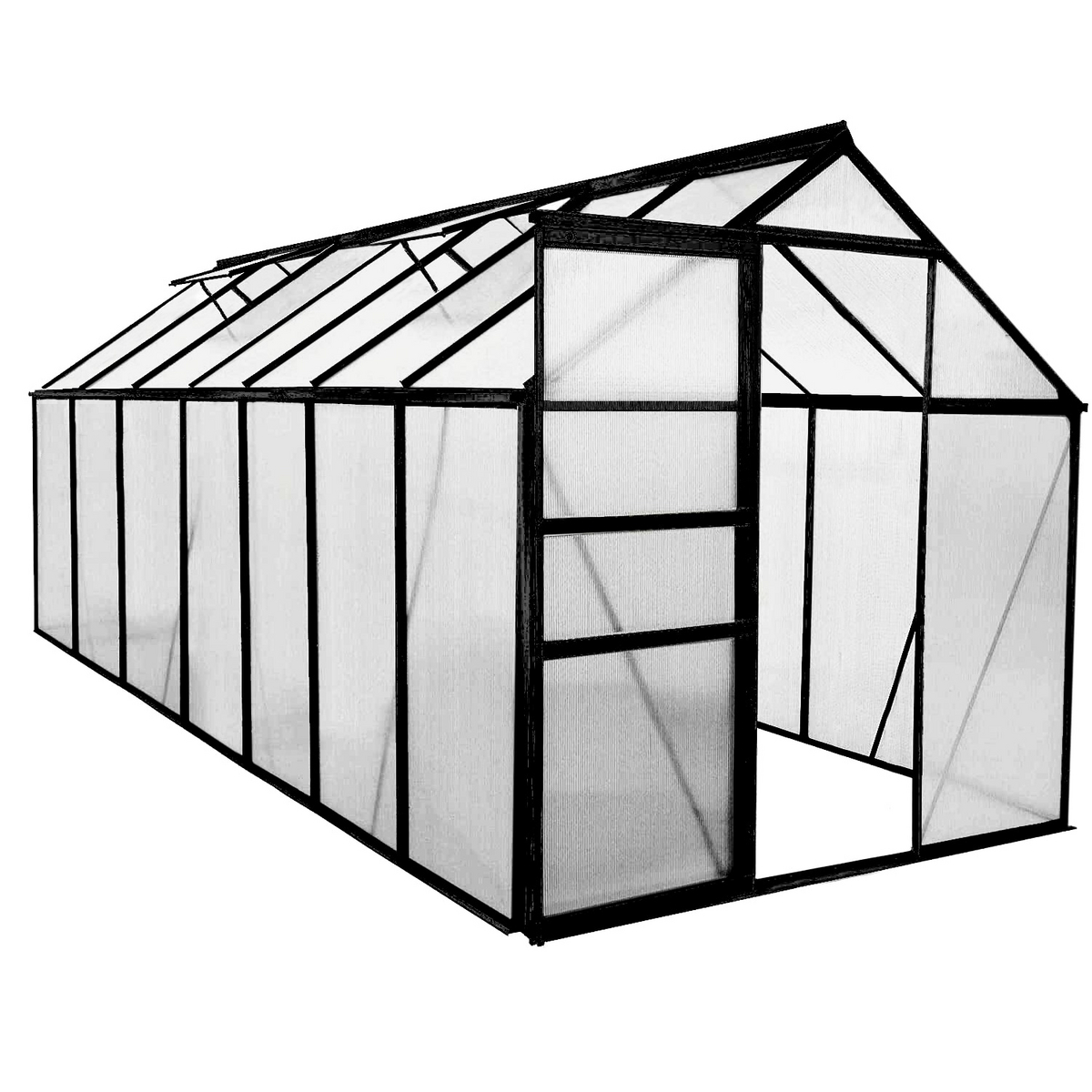 Green Land kasvihuone 8.2 m² alumiinirunkoinen