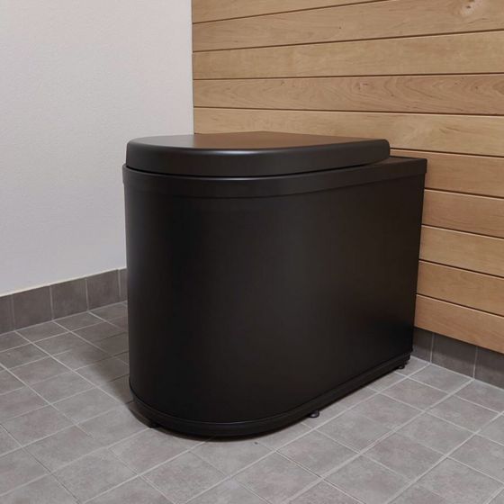 Ekohytte energiatehokas pakastava WC Frost musta