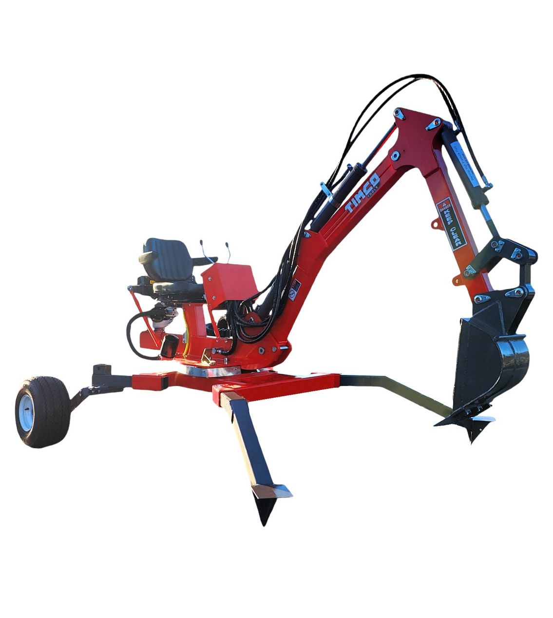 Timco kaivuulaite ATV-570R 360 astetta pyörivä 15 hp moottorilla ja 30 cm kauhalla