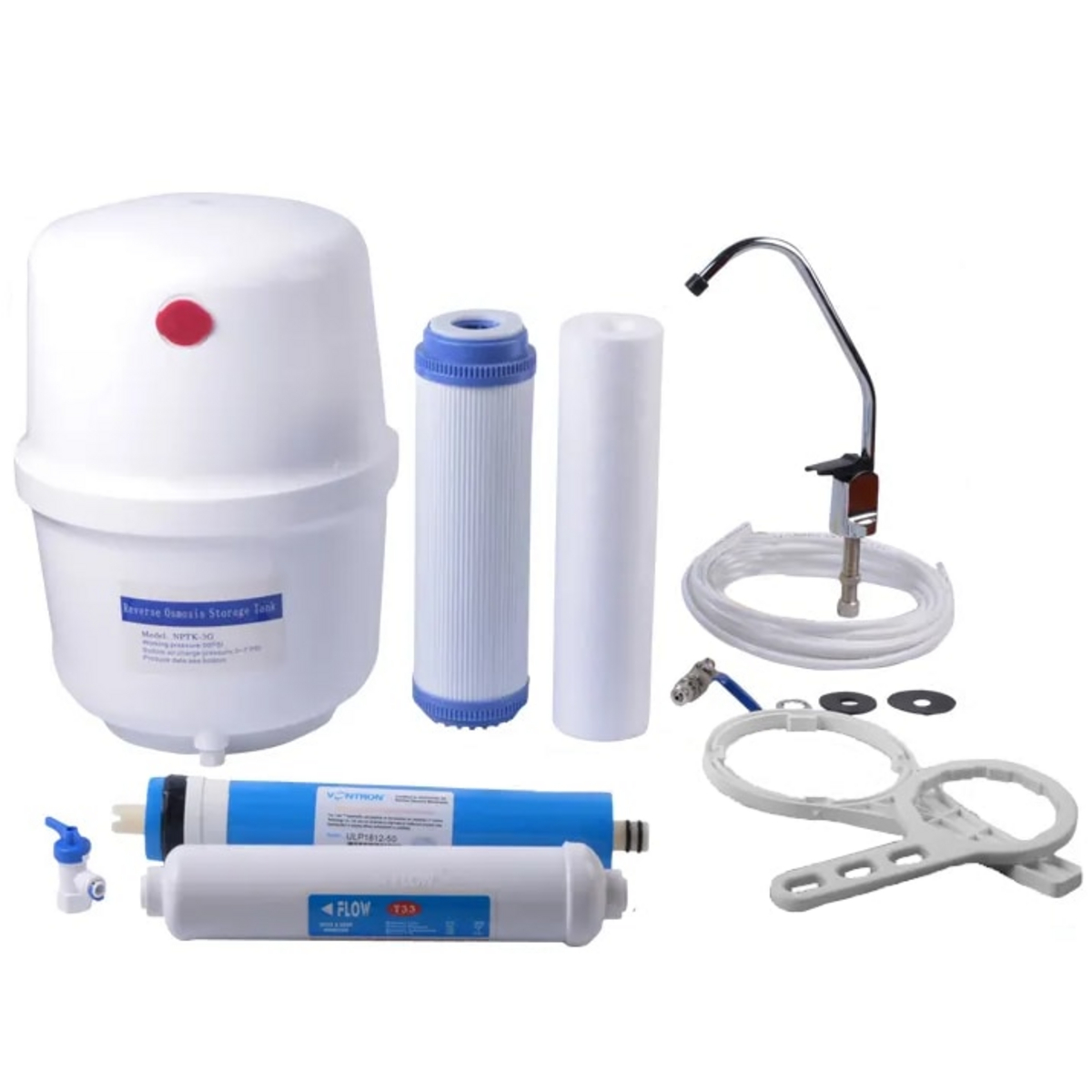 Adwasys 4-vaiheinen käänteisosmoosi vedenpuhdistusjärjestelmä RO280