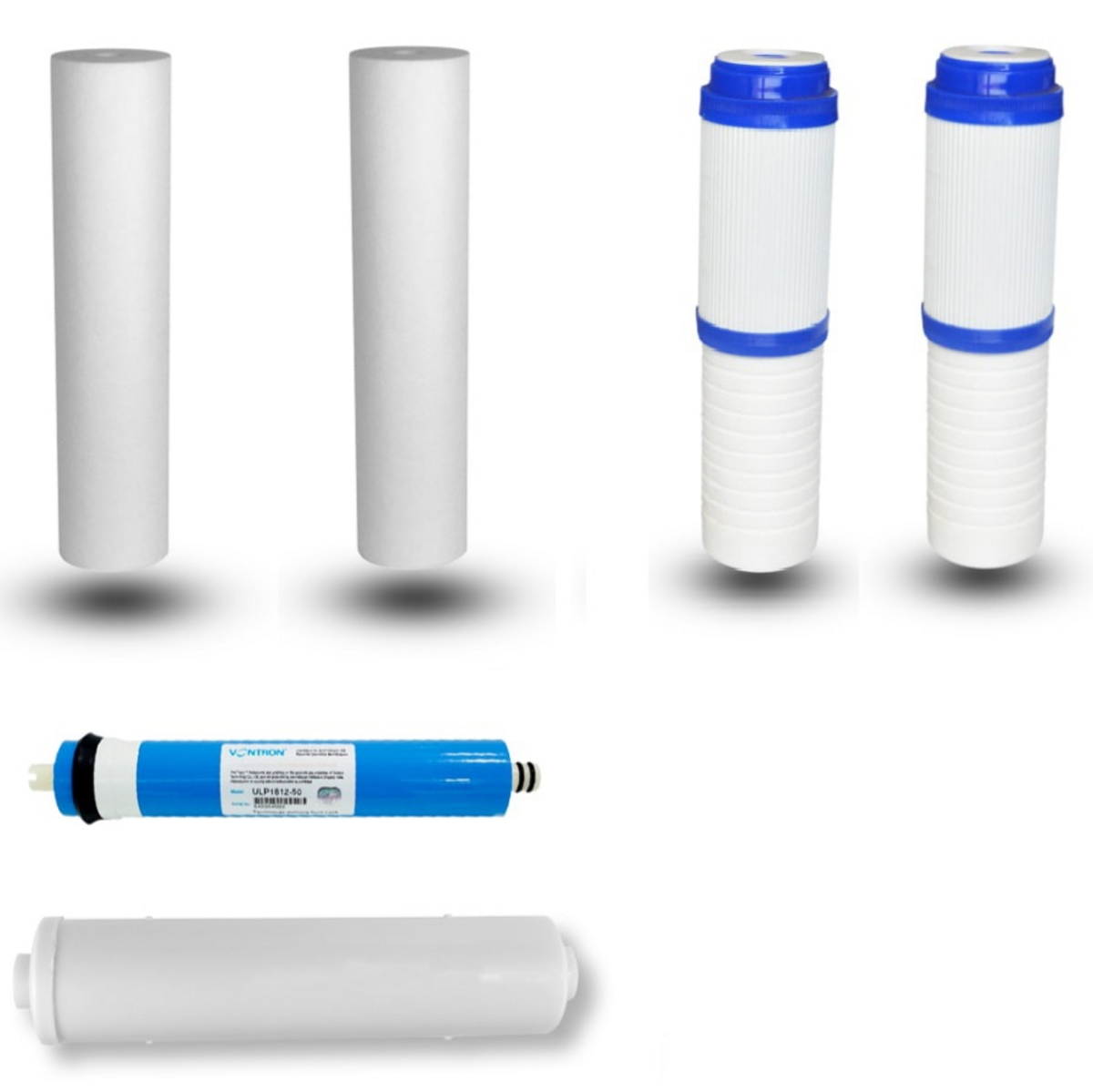 Adwasys 4-vaiheisten käänteisosmoosi vedenpuhdistuslaitteiden vaihtosuodatinsarja RO280 ja RO190 laitteistoille