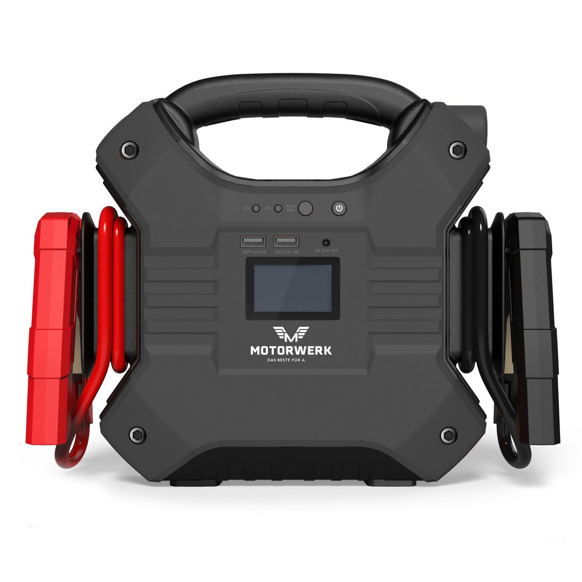 Motorwerk raskaan kaluston apukäynnistin 12/24 V 35000 mAh